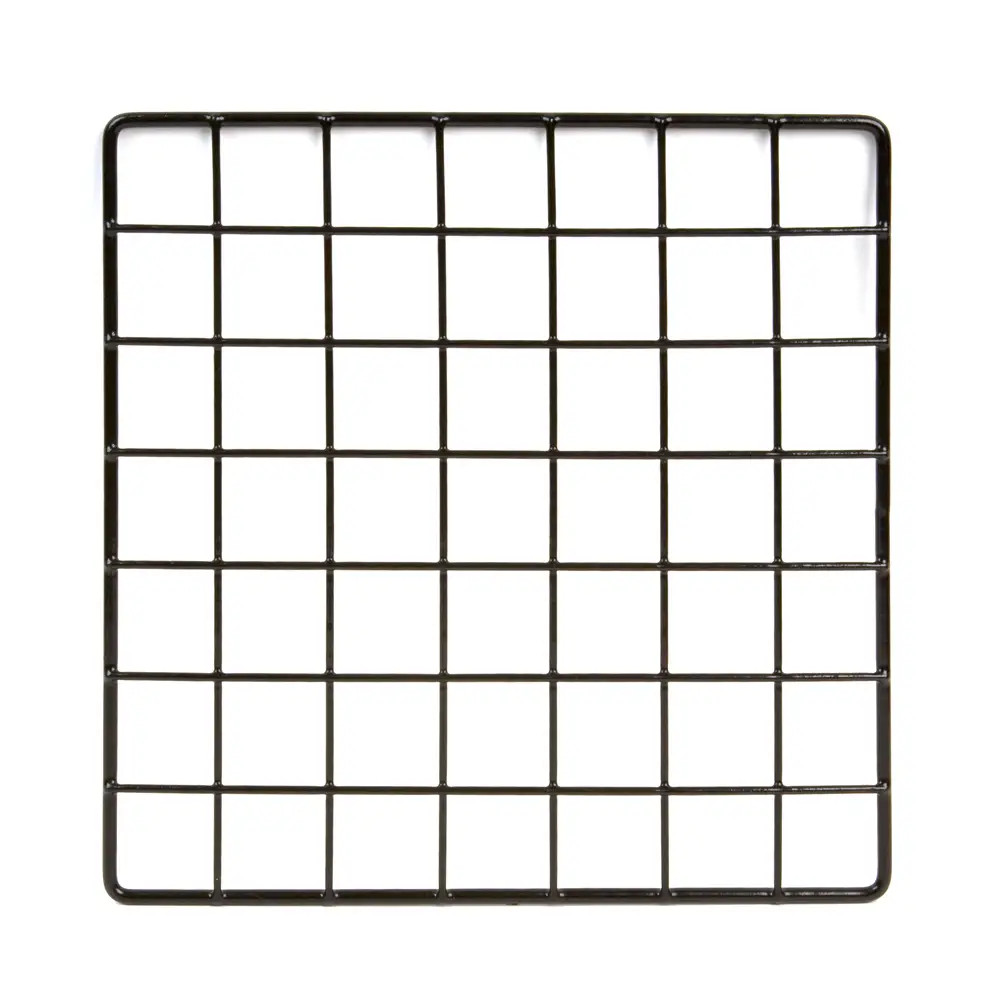 10'' x 10 Mini Grid Panels for Cube Displays Black