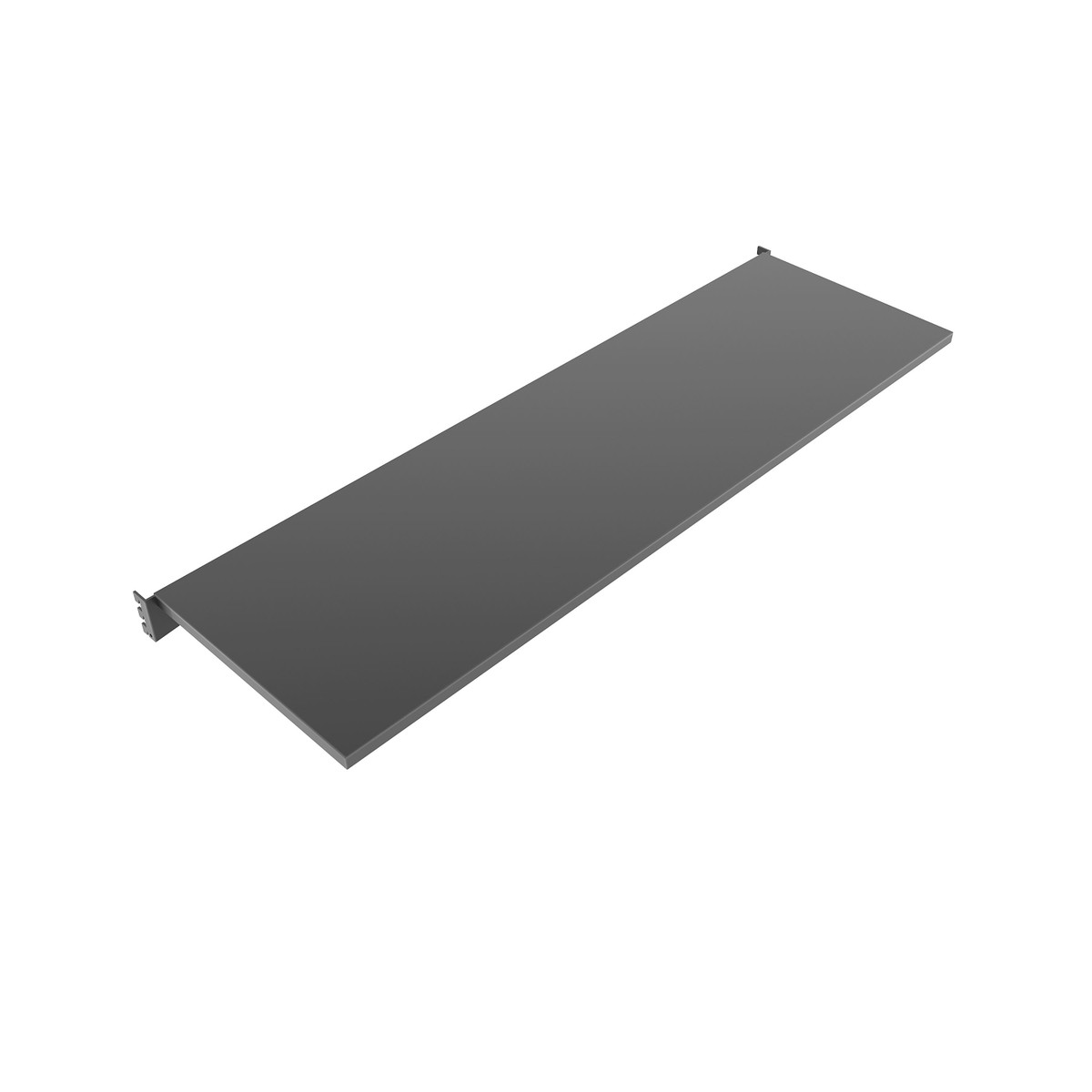 48" Metal Display Shelf with Built-in Brackets