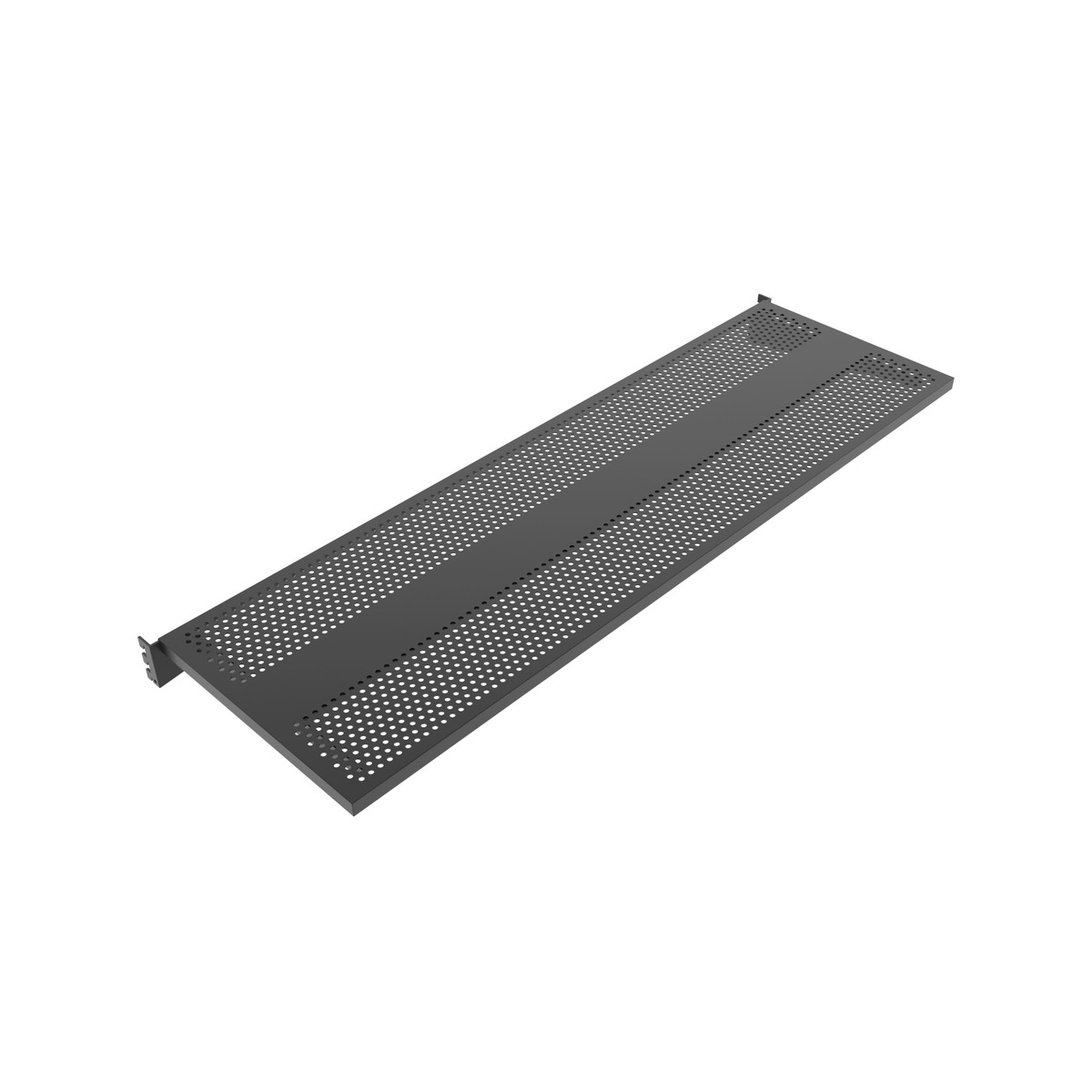 48" Perforated Metal Shelf with Brackets