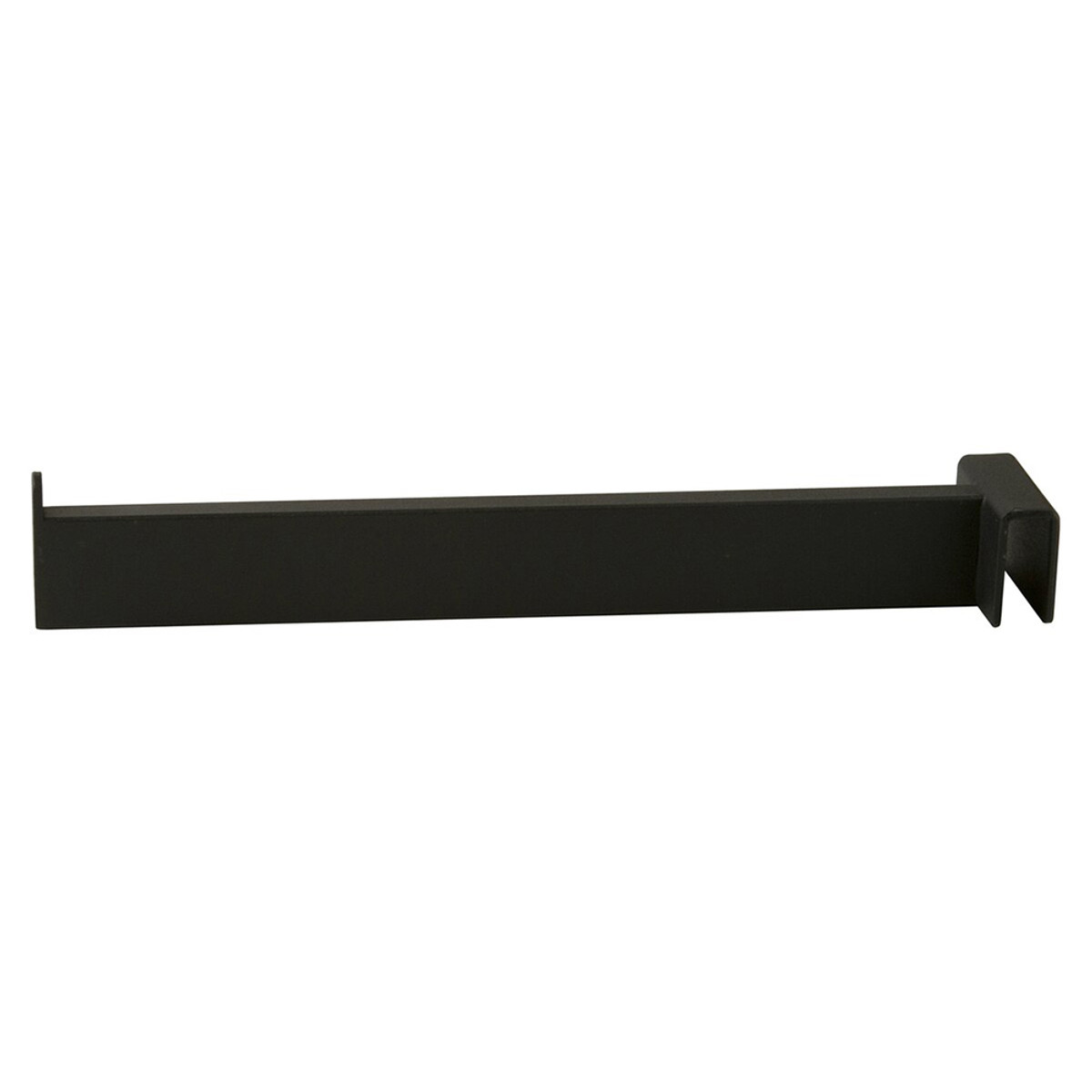 EZ-Mannequins U-Shape Black SLATWALL HANGRAILS Round TUBING FITS All Slat Panels