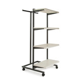 Folding Lingerie Display Rack With (16) 12 Long Round Display Arms