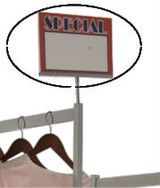 Clothing Rack Signage