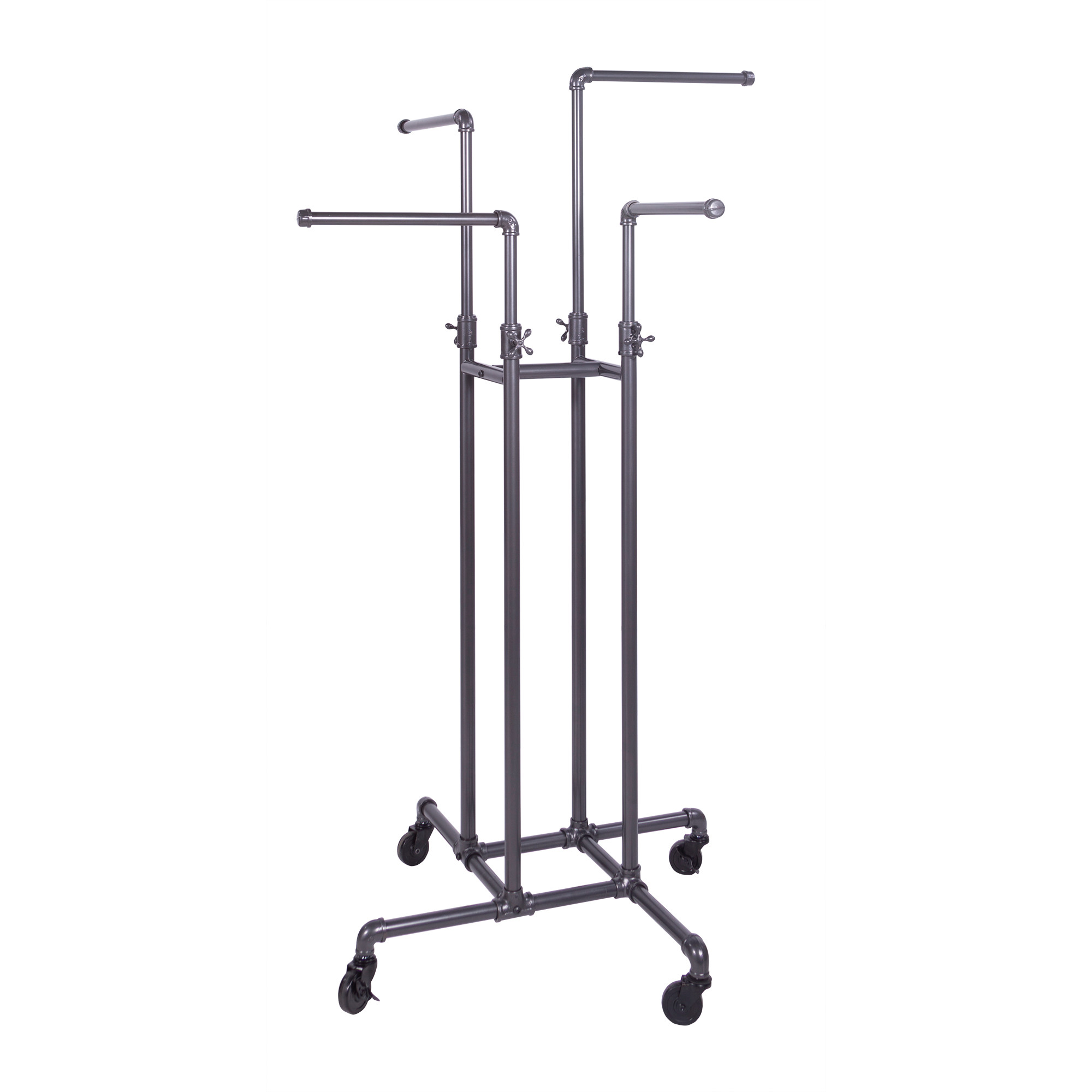 5.5 H x 7 W Pipe Clothing Rack Sign Holder Product Display Solutions