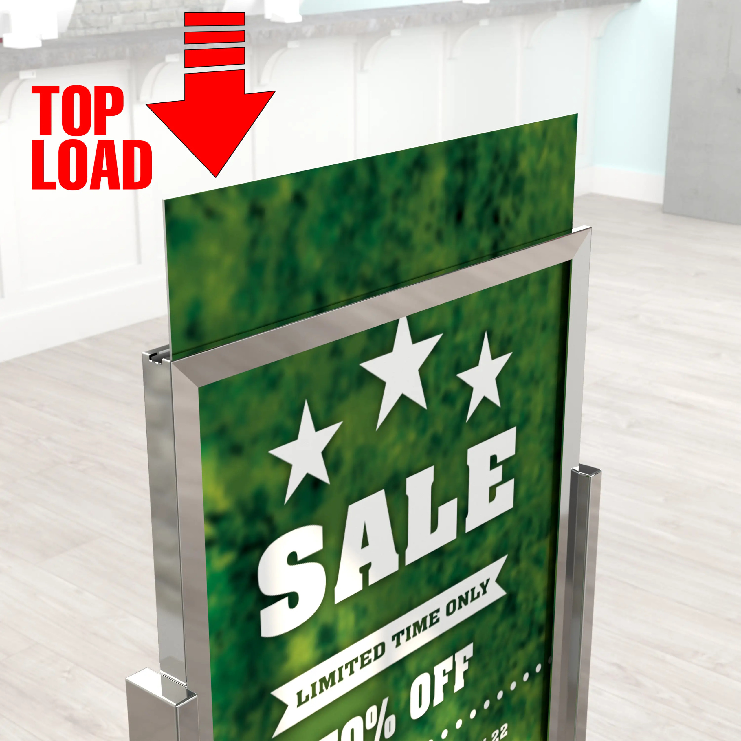 14" x 22" Sing Stands Product Display Solutions