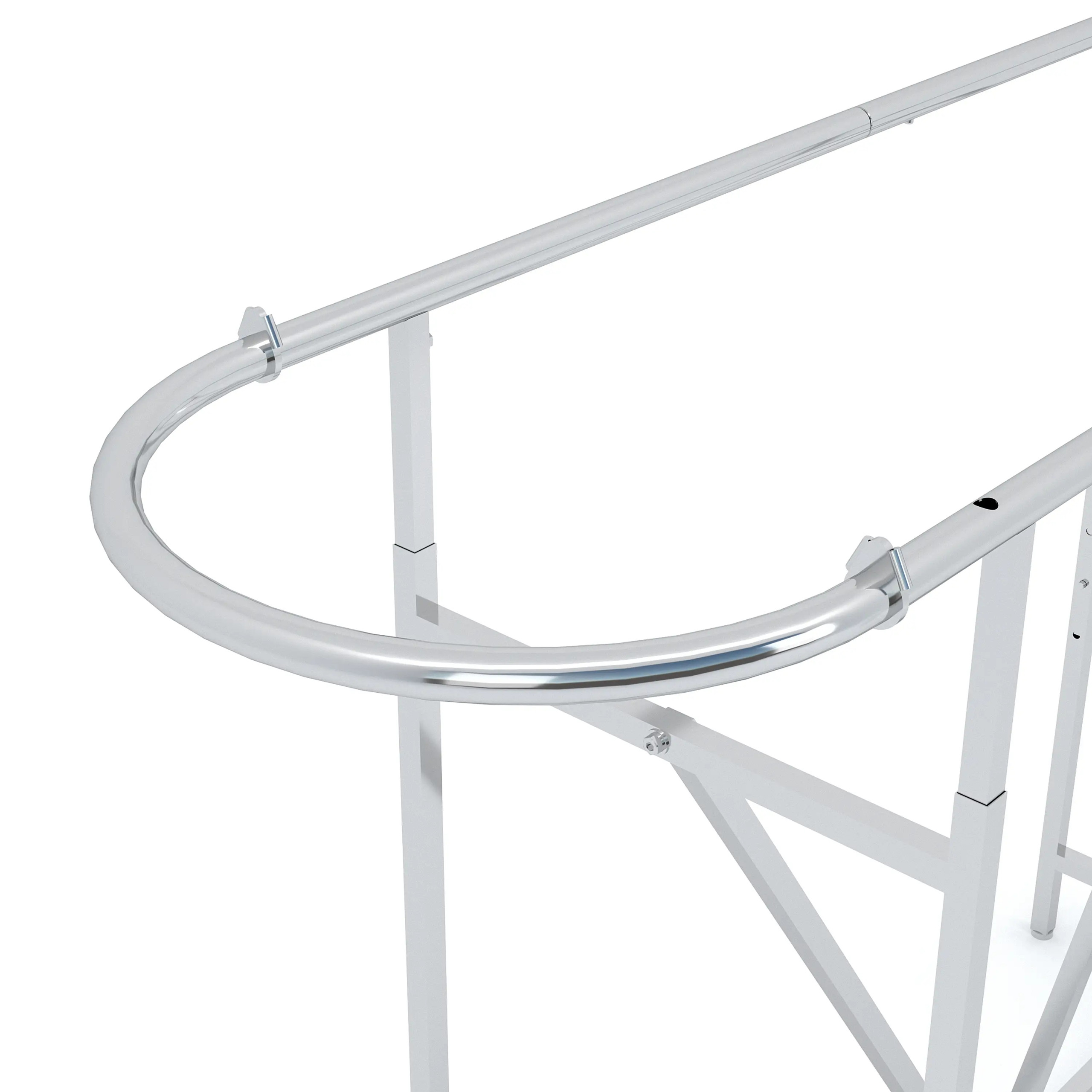 Folding Lingerie Display Rack With (16) 12 Long Round Display Arms