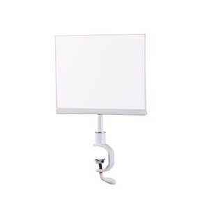 5.5H x 7W Sign Holder for Pipe Rack Gloss White 5.5H x 7W Sign Holder for Pipe Rack Gloss White