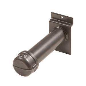 4.5" Pipeline Faceout Arm For Slatwall | Anthracite Grey 4.5" Pipeline Faceout Arm For Slatwall | Anthracite Grey