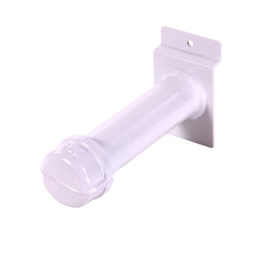 4.5" Pipeline Faceout Arm For Slatwall | Gloss White