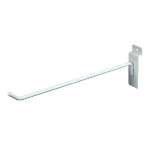 10" Slatwall Peg Hooks | WHITE