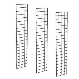 1' X 5' Gridwall Panels | Black