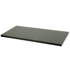 12"D x 24"L Wooden Melamine Shelves | Black