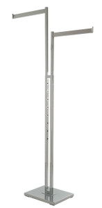 Two Way Retail Rack with TWO Straight Arms Two Way Retail Rack with TWO Straight Arms