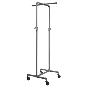 2 Way Adjustable Height Pipe Clothing Rack 2 Way Adjustable Height Pipe Clothing Rack