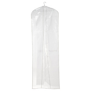 72"L Overlap Garment Cover Bag | Clear
