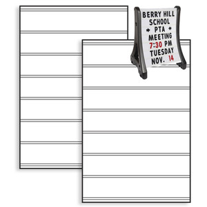 24W x 36H Replacement Face for Quick Loading Message Board Sign 24W x 36H Replacement Face for Quick Loading Message Board Sign