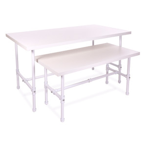 Pipeline Nesting Table Set | Small - Large | WHITE