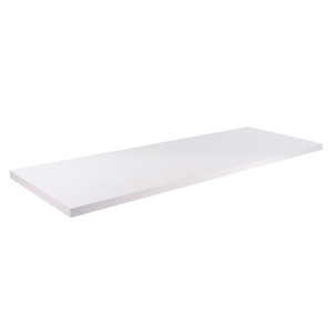 48" Shelf For Pipeline Wall Display | White