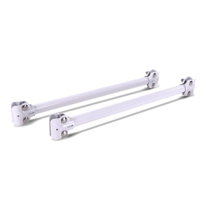 24" Extension Bars For Pipeline Free Standing Display | Gloss White
