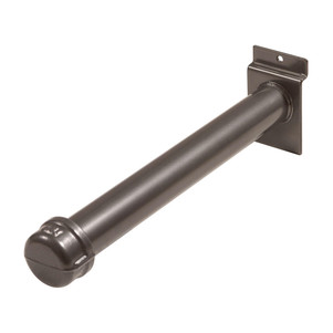 10" Pipeline Faceout Arm For Slatwall | Anthracite Grey