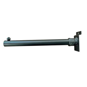 12" Pipeline Faceout Arm For Slatwall | Matt Black