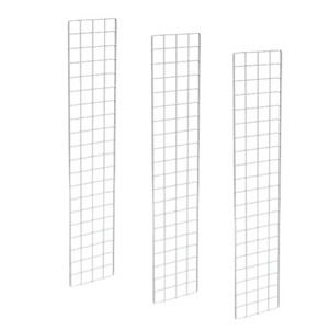 1' X 5' Gridwall Panels | White