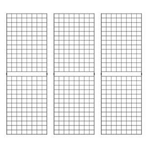 2' X 6' Portable Gridwall Panels | Black