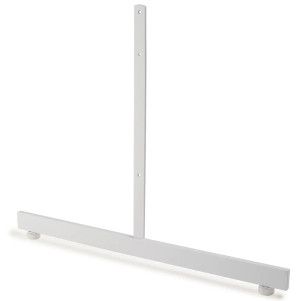 Gridwall T Shaped Base | White