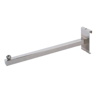 12” Long  Faceout Arms for Grid Panel | Chrome