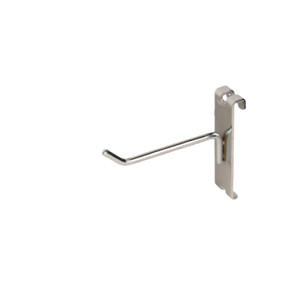 4" Hooks For Grid Panels | Chrome