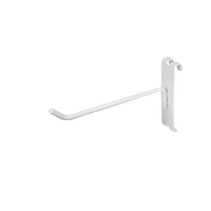 6 inch Hooks For Grid Panels | White