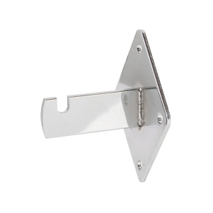 Wall Mounting Brackets for Gridwall | Chrome