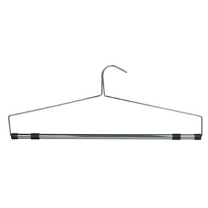 22” Steel Bedspread and Drapery Hanger | Chrome