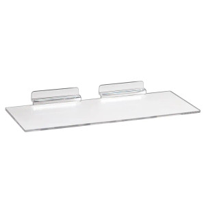 Slatwall Styrene Shelf | 6"D X 12"L