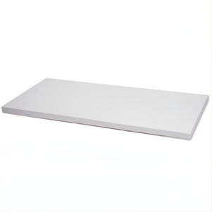 12"D x 24"L Wooden Melamine Shelves | White