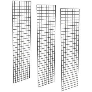 2' X 8' Gridwall Panels | Black