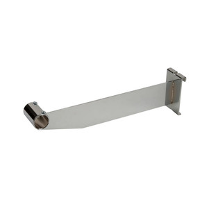 12" L Gridwall Hangrail Bracket For 1.25" Round Tubing