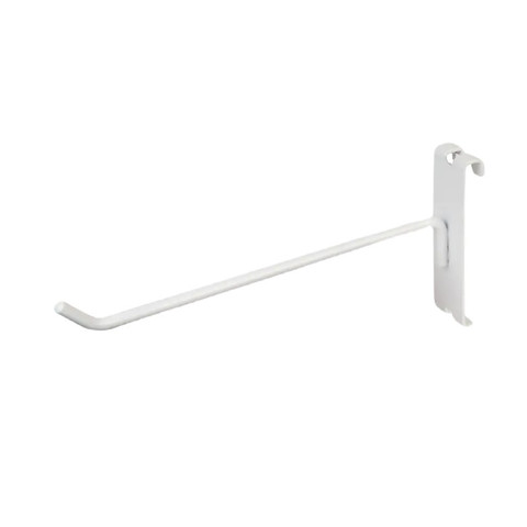 8 inch Hooks For Grid Panels | White