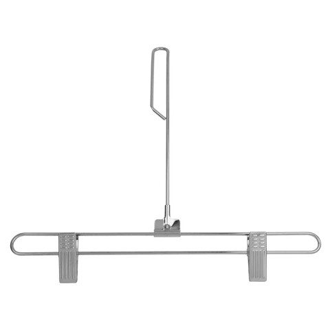 9” Drop Attachment With Pant Clips For Loop Hangers | Chrome