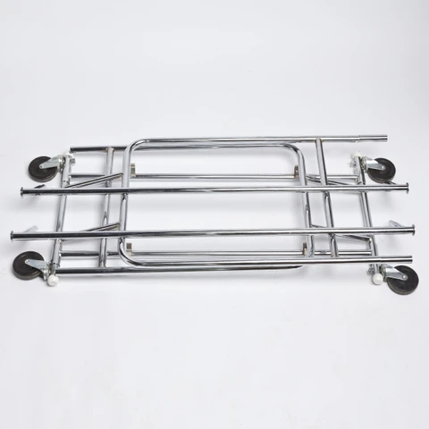 Double Rail Portable Clothign Rack | Folds Flat to 55