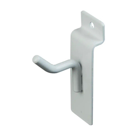 1" Slatwall Peg Hooks | White