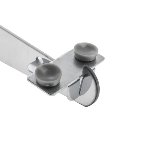 Center Style Snap-In Shelf Rest | Zinc