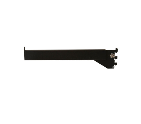 12-inch L rectangular faceout for slotted standard with 1/2-inch slots spaced on 1-inch center