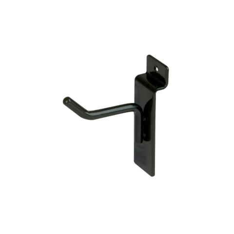 2 Slatwall Peg Hooks | Black