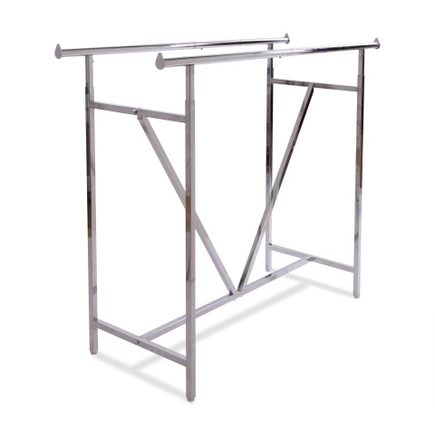 Heavy Duty Double Rail Clothing Display Rack