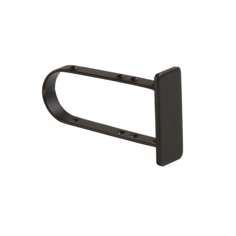 End Cap for Rectangular Hangrail Tubing | Matt Black