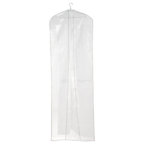 72"L Overlap Garment Cover Bag | Clear