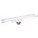 48" Extension Bars For Pipeline Free Standing Display | Gloss White