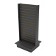 Double Sided Slatwall Display Fixture  |24W x 56H | Black