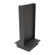 Double Sided Slatwall Display Fixture  |24W x 56H | Black