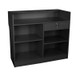 Cash Register Counter With Ledge Top | 48"L x 22"W x 42"H | Black